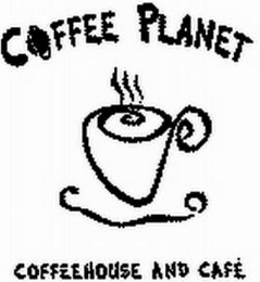 COFFEE PLANET COFFEEHOUSE AND CAFE logo