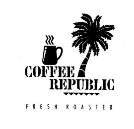 COFFEE REPUBLIC FRESH ROASTED logo