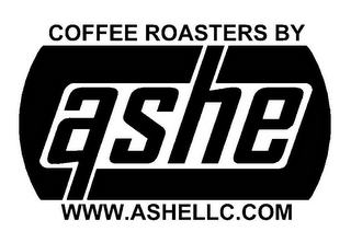 COFFEE ROASTERS BY ASHE WWW.ASHELLC.COM logo