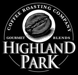 COFFEE ROASTING COMPANY GOURMET BLENDS HIGHLAND PARK logo