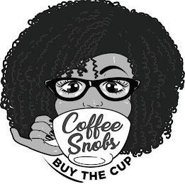 COFFEE SNOBS BUY THE CUP logo