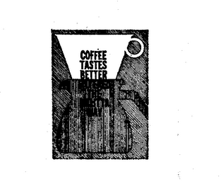 COFFEE TASTES BETTER FILTERED THE MELITTA WAY logo