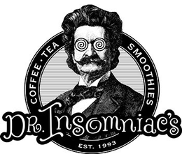 COFFEE TEA SMOOTHIES EST. 1993 DR. INSOMNIAC'S logo