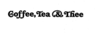 COFFEE, TEA & THEE logo