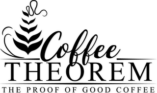 COFFEE THEOREM THE PROOF OF GOOD COFFEE logo