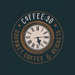 COFFEE:30 GOURMET COFFEE & BEIGNETS logo
