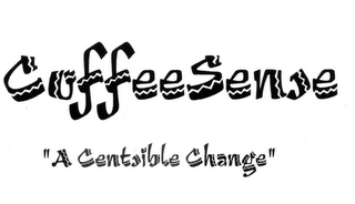 COFFEESENSE "A CENTSIBLE CHANGE" logo