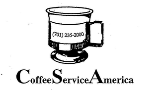 COFFEESERVICEAMERICA 701 235-2000 logo