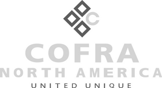 COFRA NORTH AMERICA UNITED UNIQUE logo