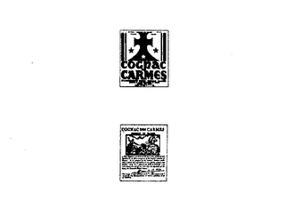 COGNAC DES CARMES PRODUCT OF FRANCE logo