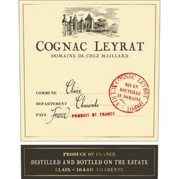COGNAC LEYRAT logo