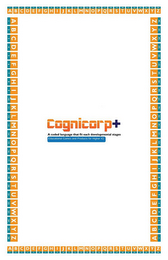 COGNICORP+ A CODED LANGUAGE THAT FIT EACH DEVELOPMENTAL STAGES EDUCATIONAL GAMES AND PRODUCTS FOR HIGHER IQ 1 2 3 4 5 6 7 8 9 10 11 12 13 14 15 16 17 18 19 20 21 22 23 24 25 26 A B C D E F G H I J K L M N O P Q R S T U V W X Y Z logo