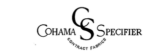 COHAMA SPECIFIER CS CONTRACT FABRICS logo