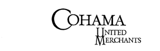 COHAMA UNITED MERCHANTS logo