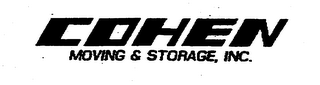 COHEN MOVING & STORAGE, INC. logo