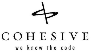 COHESIVE WE KNOW THE CODE logo