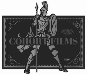 COHORT FILMS "RELIABILITY, DEPENDABILITY, STRENGTH" ZIFF BENCIVENGO logo