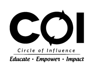 COI CIRCLE OF INFLUENCE EDUCATE · EMPOWER · IMPACT logo