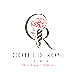 COILED ROSE STUDIO WHERE EVERY COIL BLOOMS logo