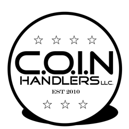 C.O.I.N. HANDLERS LLC. EST 2010 logo