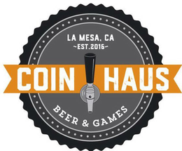 COIN HAUS LA MESA, CA ~EST.2016~ BEER &GAMES logo