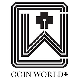 COIN WORLD+ CW + logo