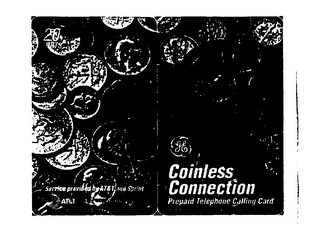 COINLESS CONNECTION PREPAID TELEPHONE CALLING CARD logo