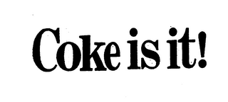 COKE IS IT! logo