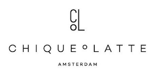 COL CHIQUE O LATTE AMSTERDAM logo