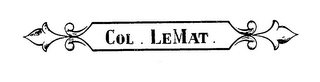 COL. LEMAT logo
