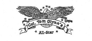 COL. TOM GLYNN'S ALL-STAR logo