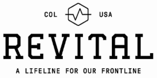 COL USA REVITAL A LIFELINE FOR OUR FRONTLINE logo