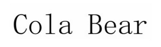 COLA BEAR logo
