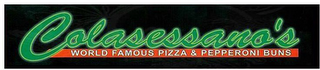 COLASESSANO'S WORLD FAMOUS PIZZA & PEPPERONI BUNS logo