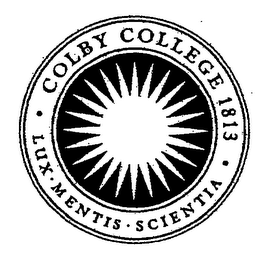 COLBY COLLEGE 1813 LUX MENTIS SCIENTIA logo