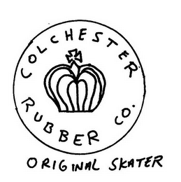 COLCHESTER RUBBER CO.  ORIGINAL SKATER logo