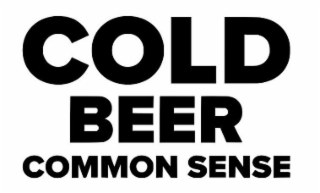 COLD BEER COMMON SENSE logo