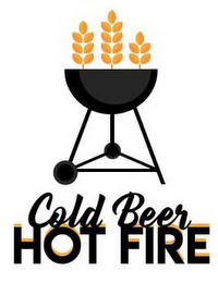 COLD BEER HOT FIRE logo