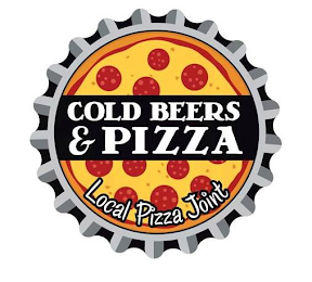 COLD BEERS & PIZZA LOCAL PIZZA JOINT logo