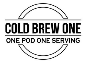 COLD BREW ONE ONE POD ONE SERVING logo