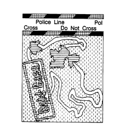 COLD CASE POLICE LINE POL CROSS DO NOT CROSS logo