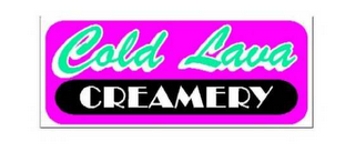 COLD LAVA CREAMERY logo