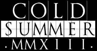 COLD SUMMER MMXIII logo
