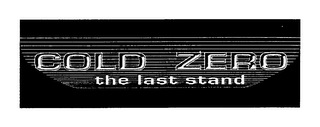 COLD ZERO THE LAST STAND logo