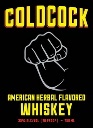 COLDCOCK AMERICAN HERBAL FLAVORED WHISKEY 35% ALC/VOL [70 PROOF] - 750 ML logo