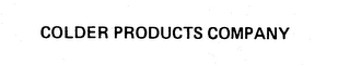 COLDER PRODUCTS COMPANY logo