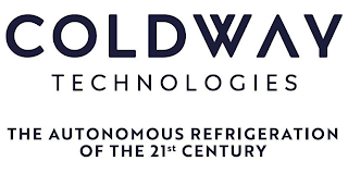 COLDWAY TECHNOLOGIES THE AUTONOMOUS REFRIGERATION OF THE 21ST CENTURY logo