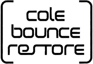 COLE BOUNCE RESTORE logo