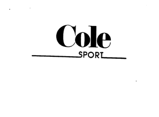 COLE SPORT logo