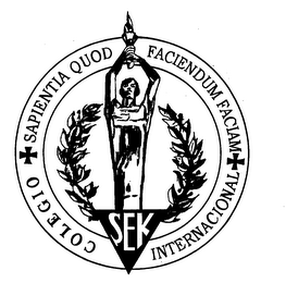 COLEGIO SEK INTERNACIONAL SAPIENTIA QUOD FACIENDUM FACIAM logo